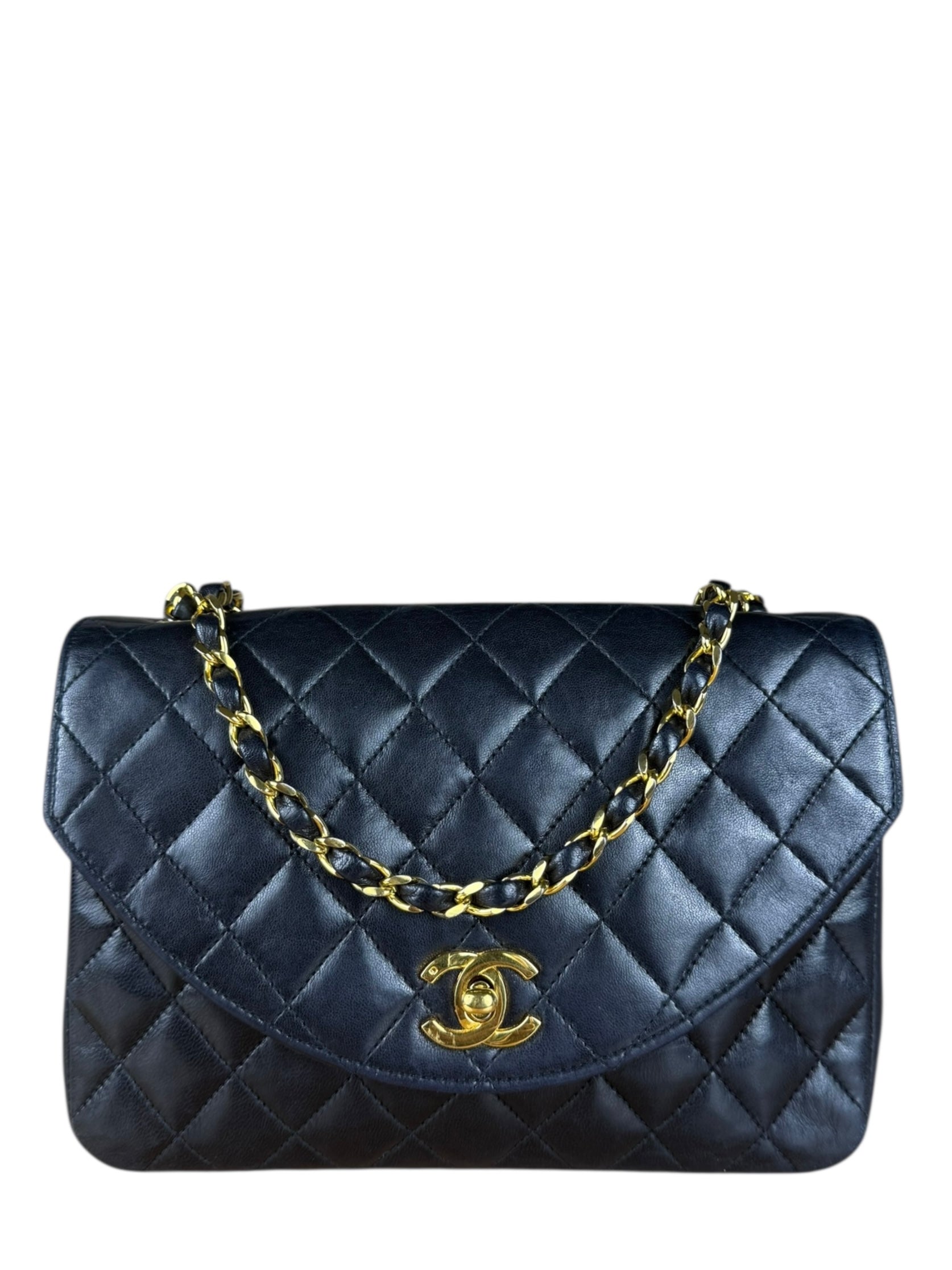 Chanel CC Black Classic Flap Bag 1988