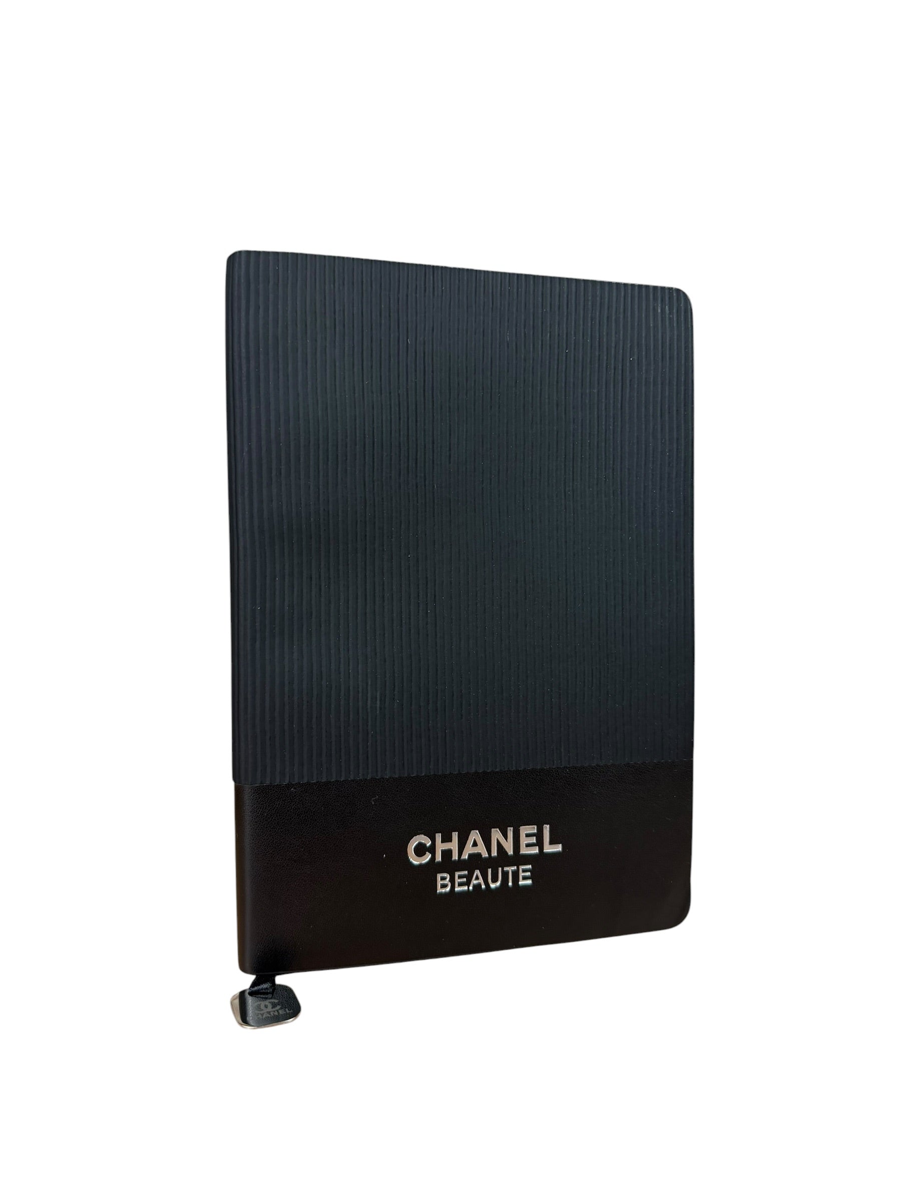 Chanel Beauty Black Lined Notebook