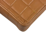 Chanel Vintage Beige Leather  Chocolate Bar East- 1987