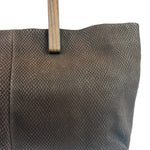Loewe Vintage Brown Python Embossed Tote