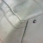Chanel Light Green Quilt LAX Leather Bowler Bag 2004