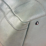 Chanel Light Green Quilt LAX Leather Bowler Bag 2004
