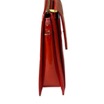 Louis Vuitton Red Vernis Mott Shoulder Bag