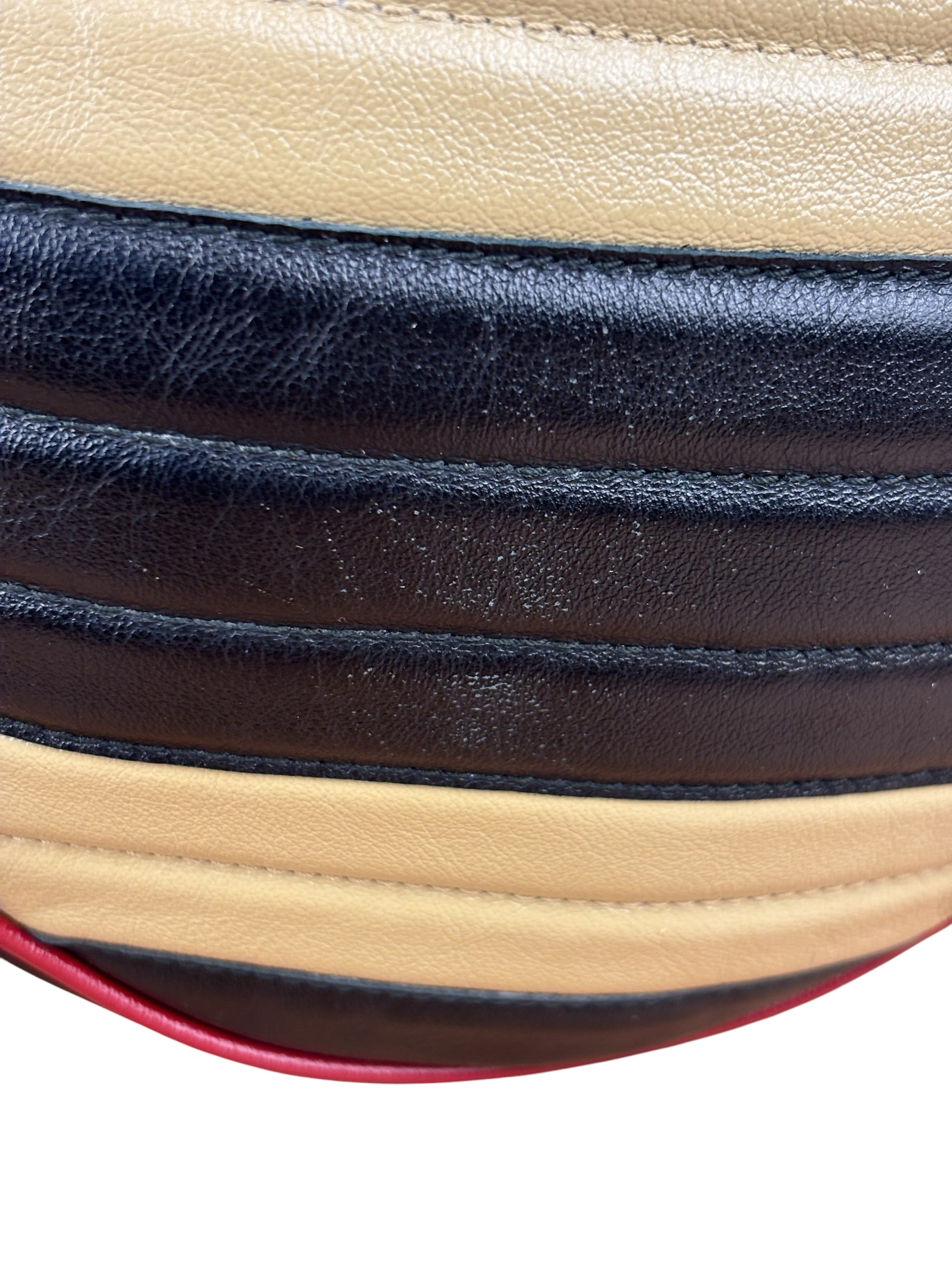 Gucci Multicolor Leather Azalea Marmont Round Crossbody