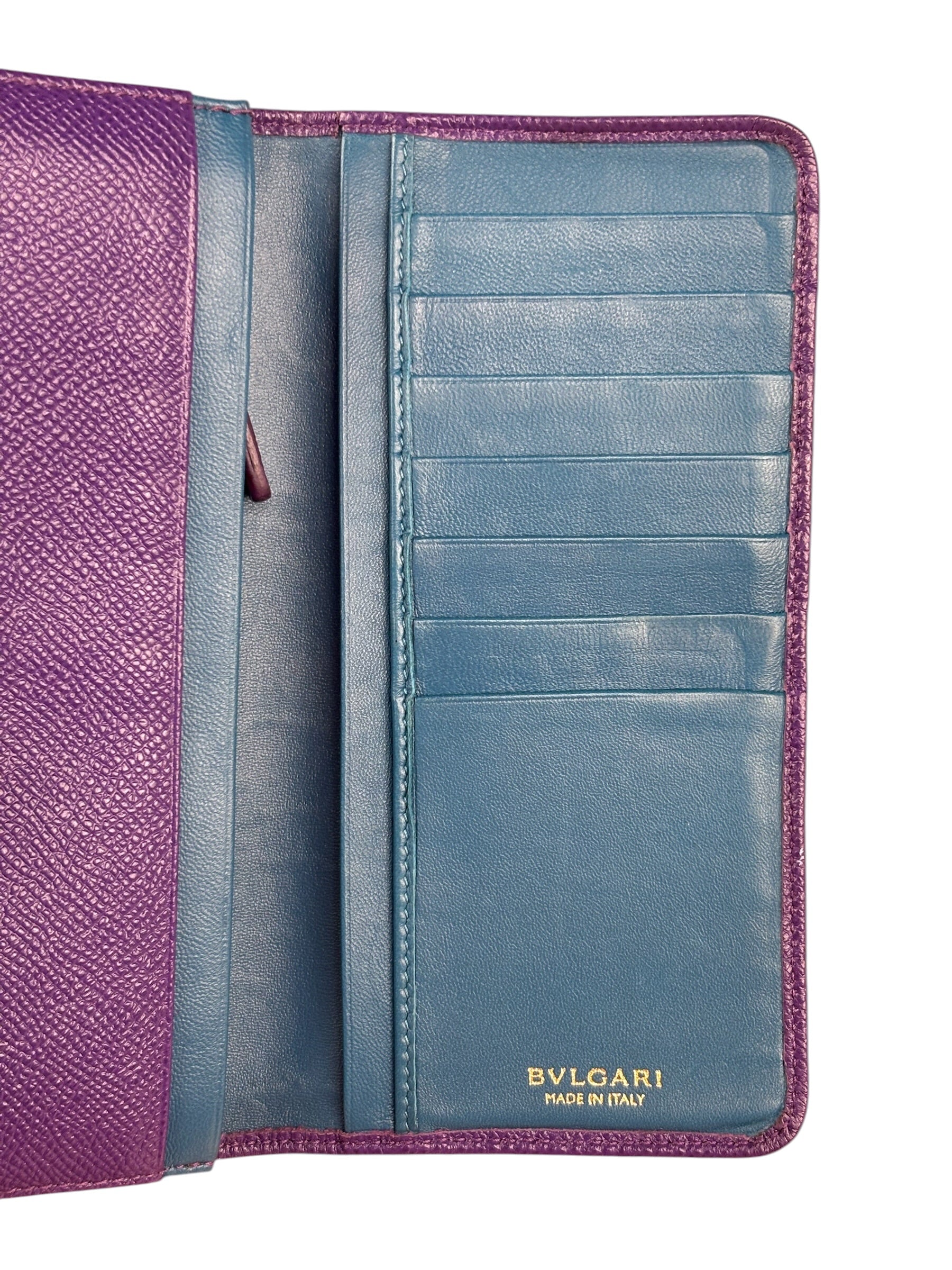 Bvlgari Leather Long Wallet