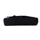 Chanel Vintage Black Cotton Quilted Flap Bag