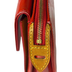Louis Vuitton Red Vernis Mott Shoulder Bag