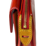Louis Vuitton Red Vernis Mott Shoulder Bag