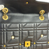 Gucci Black Pearly GG Marmont Flap Bag