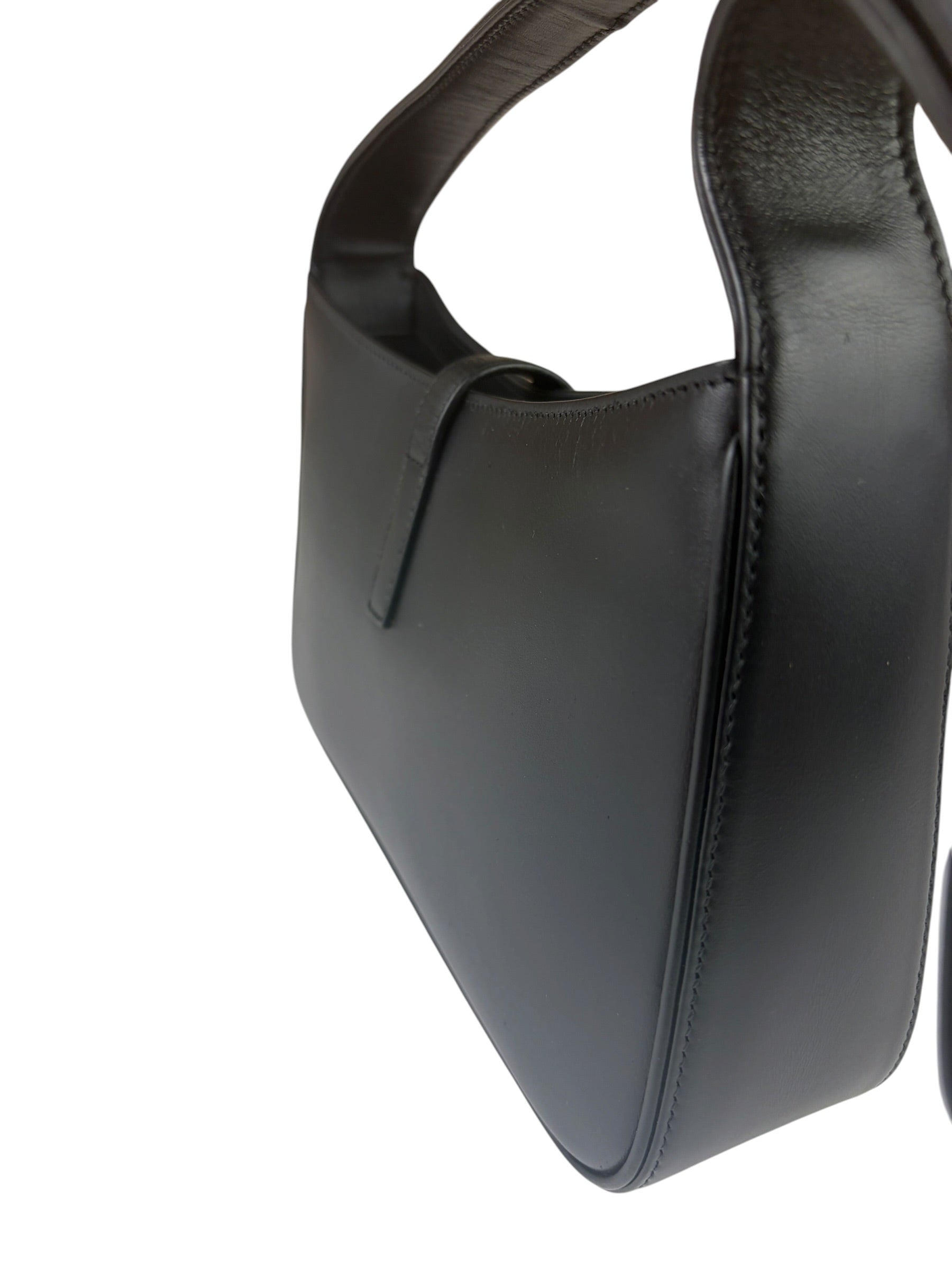 Yves Saint Laurent Black Leather Le 5 À 7 Hobo Bag
