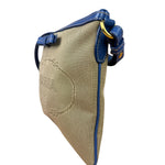 Prada Beige/Blue Jacquard Crossbody Bag