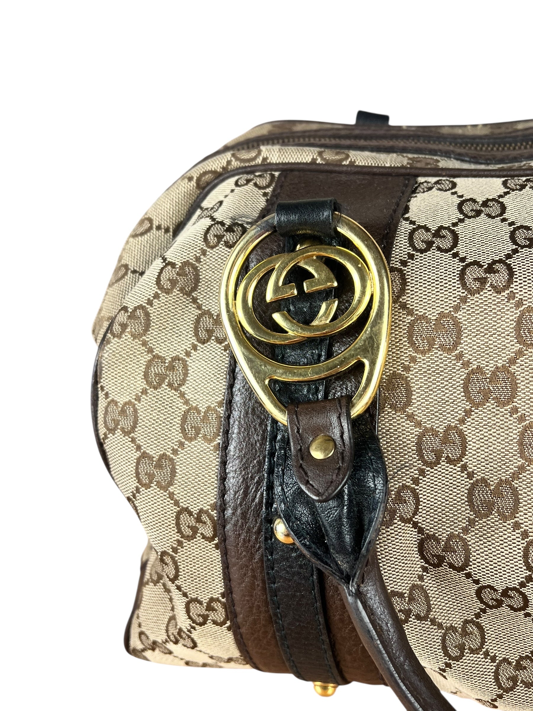 Gucci Babouska Interlocking Boston Bag