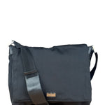 Gucci Black Canvas Flap Messenger Bag