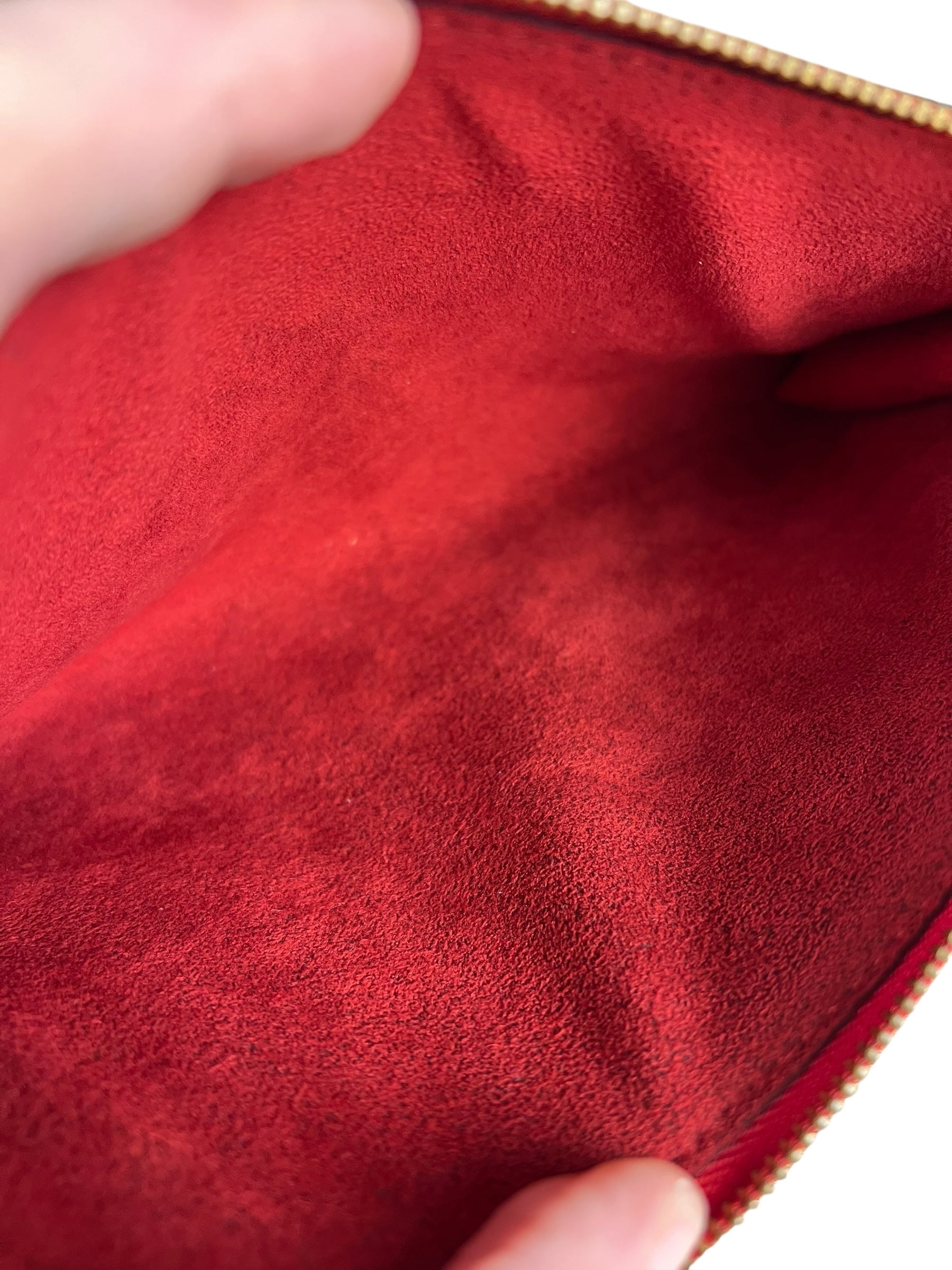 Louis Vuitton Red Epi Pochette