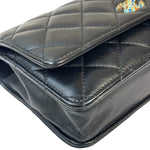 Chanel Black Quilted Wallet On Chain 2019