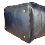 Tory Burch Saffiano Leather Navy Boston Bag