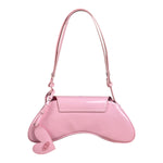 Diesel Pink Patent Leather Play Shoulder Bag