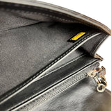 Chanel Black Patent Leather Wallet on Chain 2014