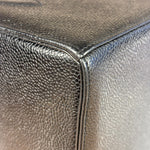 Chanel Black Caviar Leather Vanity Train Case 1995
