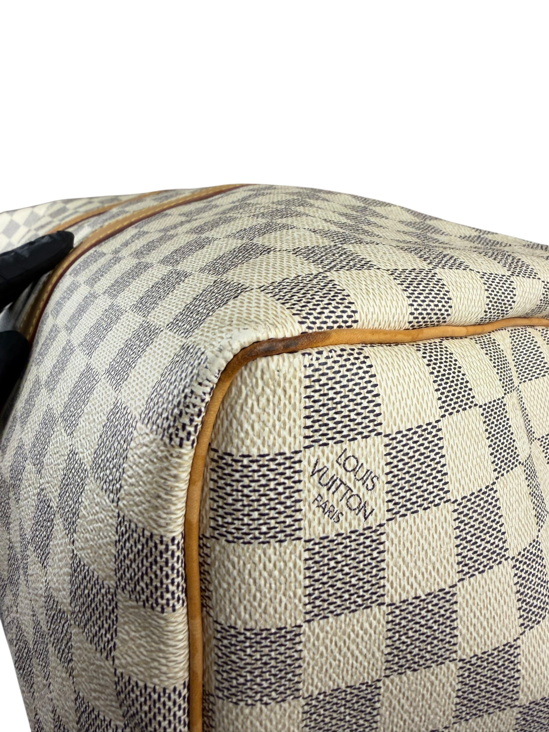 Louis Vuiiton Damier Azur Keepall Bandouliere Hand Bag 55