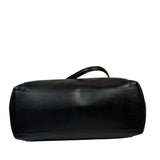 Coach Black Pebbled Leather Ava Zip Tote