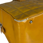 Chanel Vintage Patent Chocolate Bar Bowler Bag