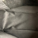 Gucci Vintage GG Black Canvas Pochette