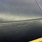 Celine Navy Blue/Burgundy Medium Frame Shoulder Bag