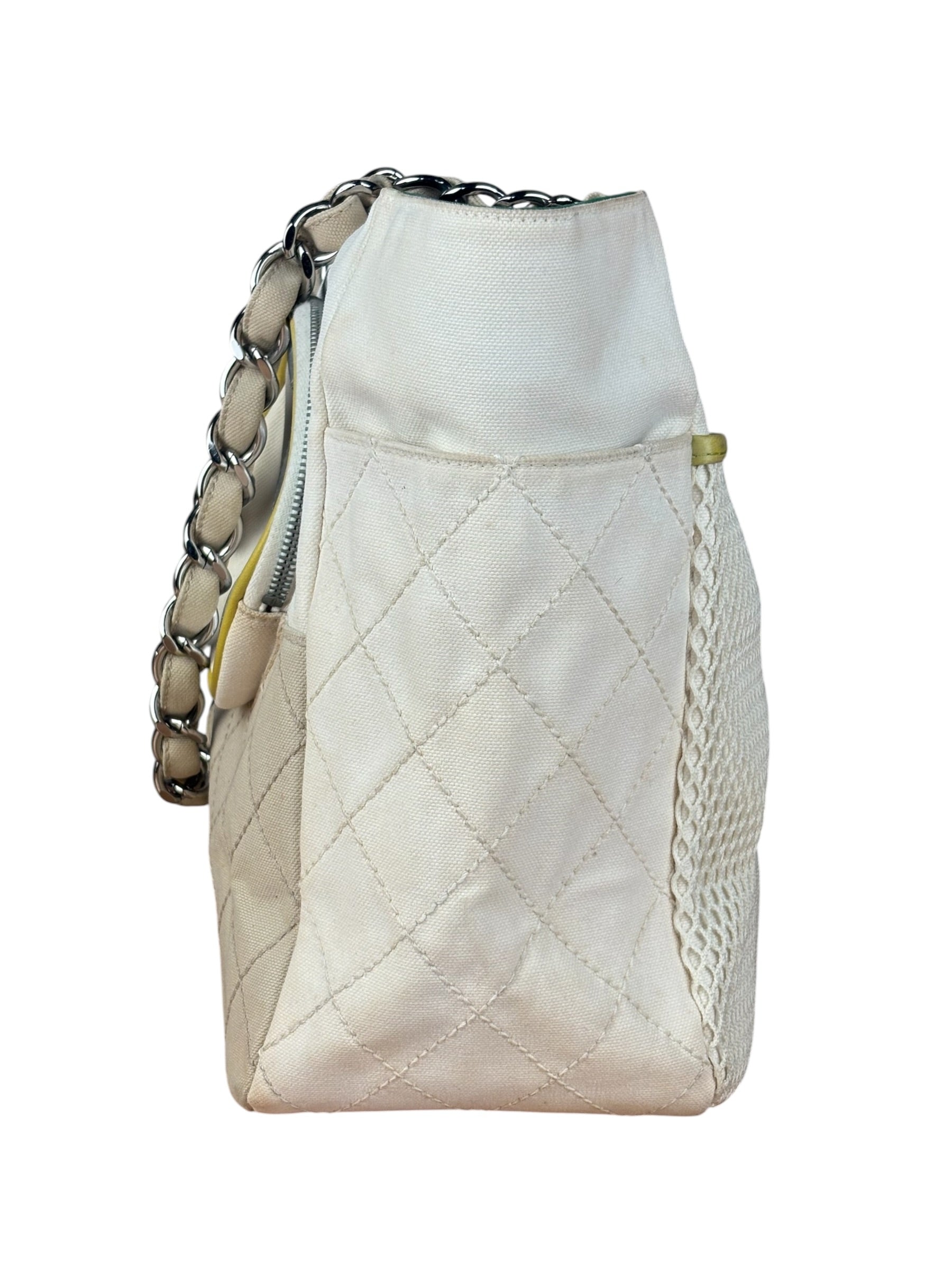 Chanel No.5 White Sport Canvas Tote 2003