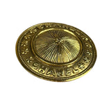 Chanel Starred Circular Logo Brooch