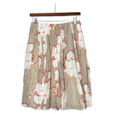 Chanel Vintage Floral Pleaded Skirt