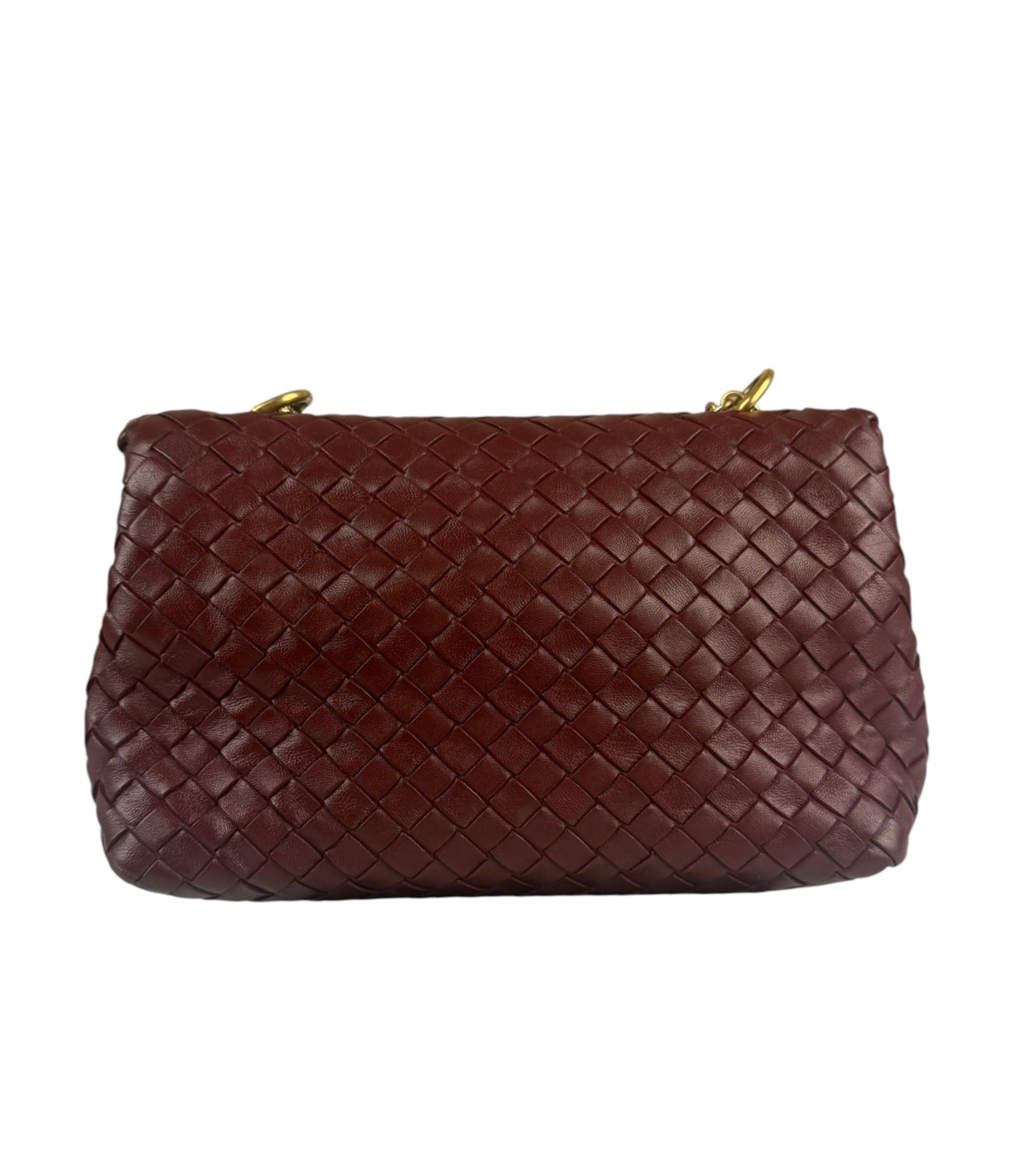 Bottega Veneta Vintage Burgundy Olimpia Shoulder Bag