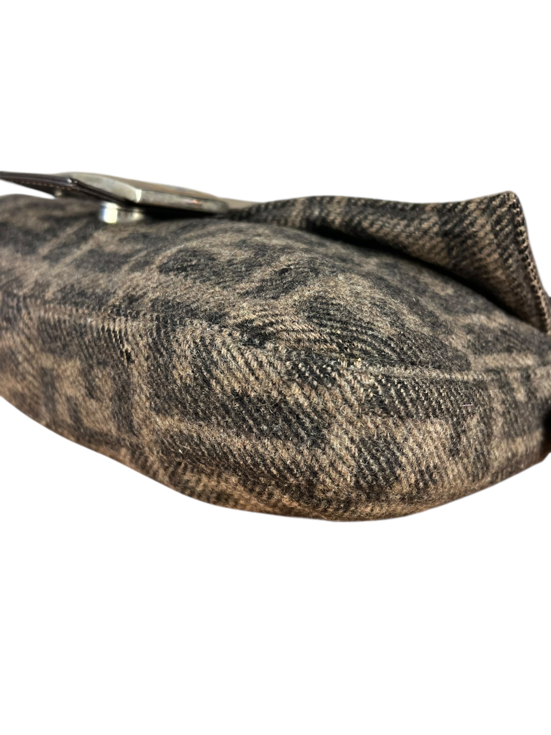 Fendi Wool Zucca Baguette