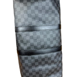 Louis Vuitton Canvas Damier Graphite Keepall Bandouliere Hand Bag