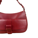 Loewe Vintage Red Leather Shoulder Bag