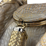 Fendi Metallic Gold Spy Shoulder Bag