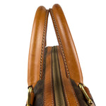 Celine Vintage Macadam Canvas Boston Bag