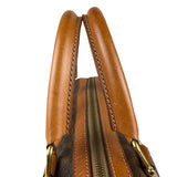 Celine Vintage Macadam Canvas Boston Bag