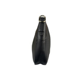 Gucci Black Leather GG Emblem Hobo Bag