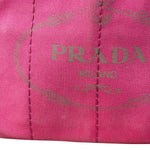 Prada Pink Canapa Canvas Handbag
