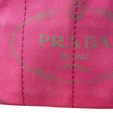 Prada Pink Canapa Canvas Handbag