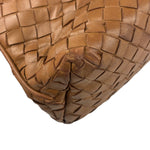 Bottega Veneta Brown Woven Intrecciato Pochette
