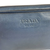 Prada Navy Blue Leather Camera Bag