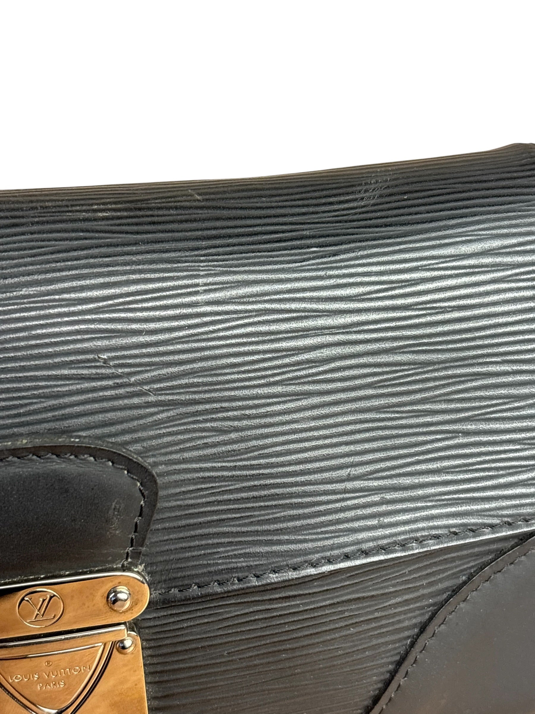 Louis Vuitton Black Epi Leather Segur Pochette