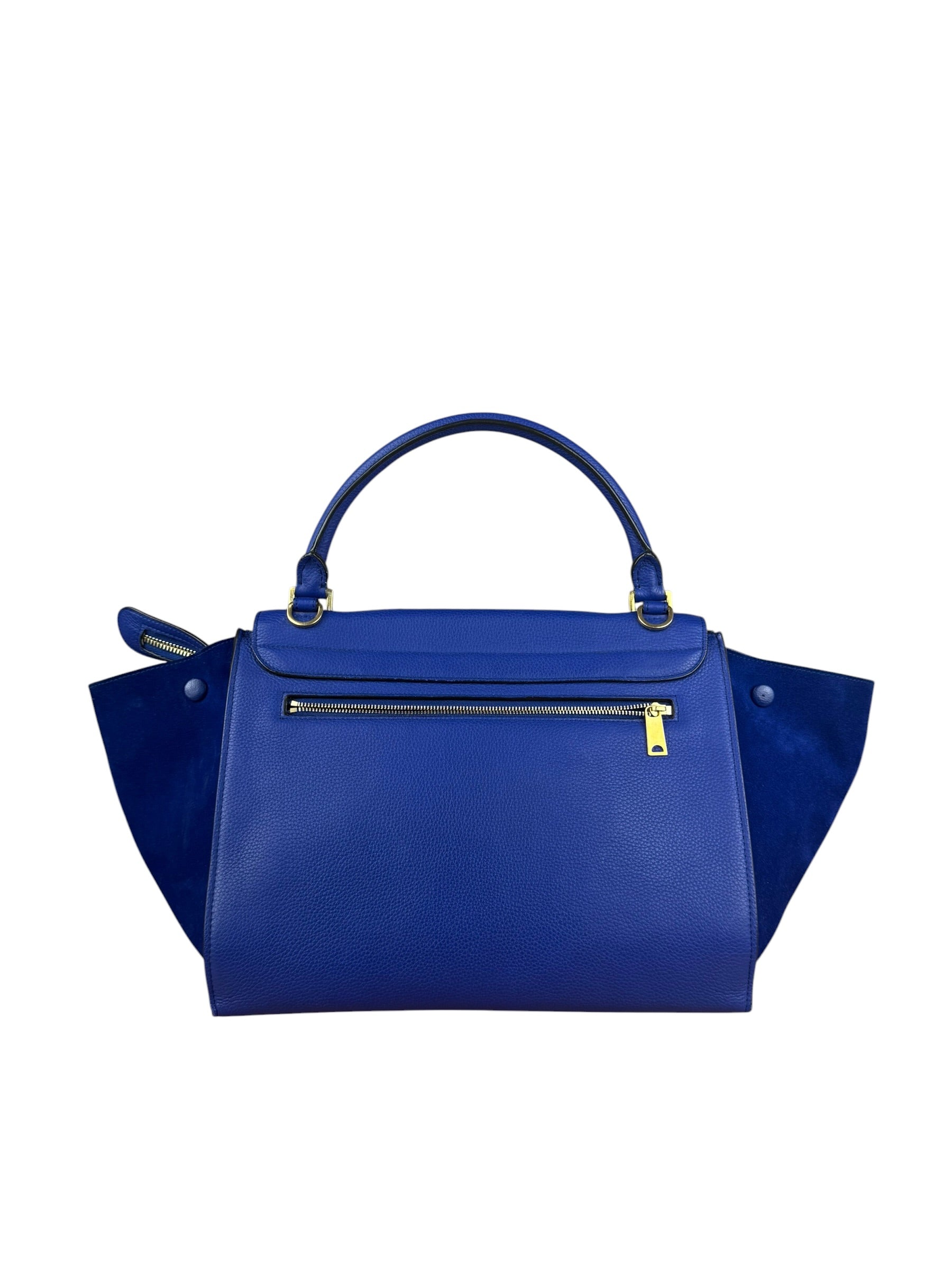 Celine Blue Trapeze Two-Way Bag