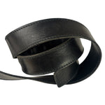 Gucci Silver-Toned Leather Belt