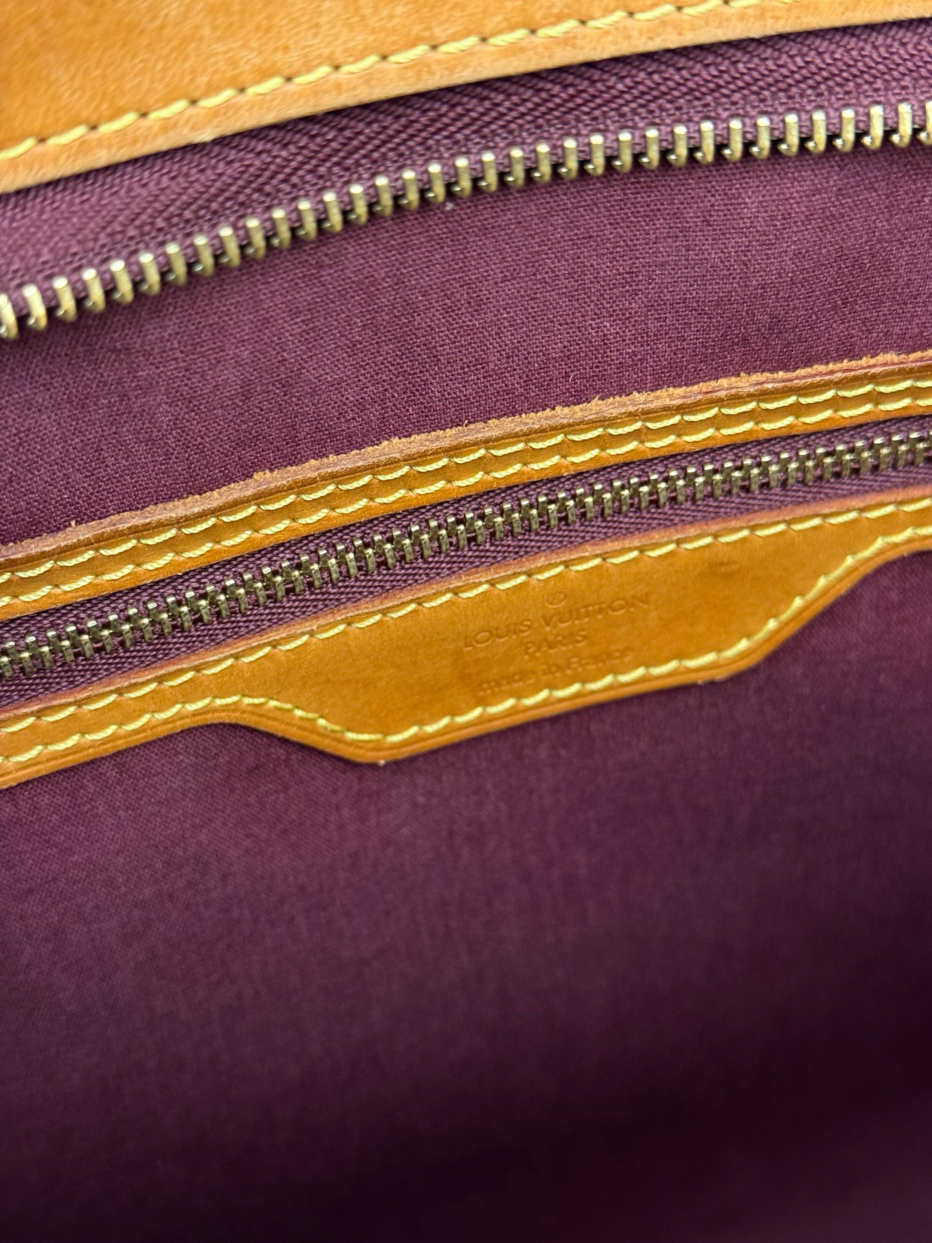 Louis Vuitton Bronze Monogram Vernis Brea MM 2Way Handbag