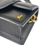 Jacquemus Black Leather Nano Le Petit Bambino Two-Way Bag Replacement Chain