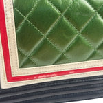 Chanel Multicolor Lambskin Crest S Boy Bag