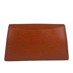Louis Vuitton Vintage Art Deco Brown Epi Clutch